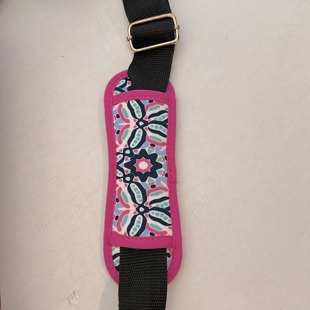 QUIP LARGE LAPTOP BAG with messenger strap in Kaleidoscope Print